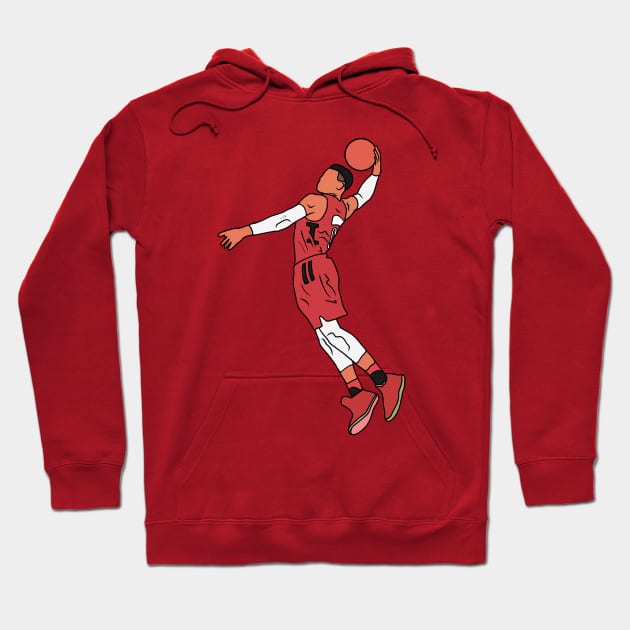 Russell Westbrook Rockets Dunk Hoodie by rattraptees